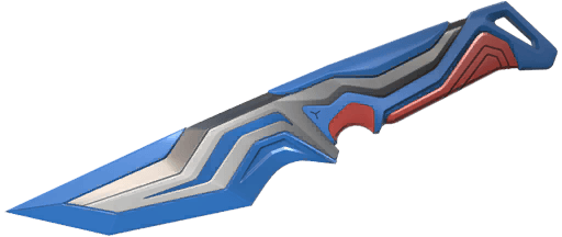 Striker Knife (Variant 3 Blue/White/Red)