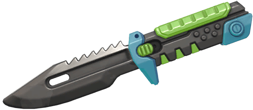 BlastX Polymer KnifeTech Coated Knife Level 2 (Variant 1 Black)