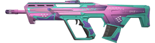 Striker Bulldog (Variant 2 Pink/Teal/Purple)