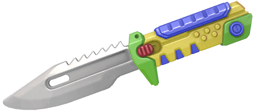 BlastX Polymer KnifeTech Coated Knife Level 2 (Variant 2 Yellow)