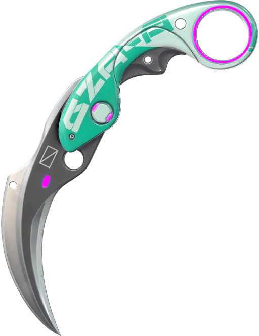 Velocity Karambit (Variant 3 Aquamarine)